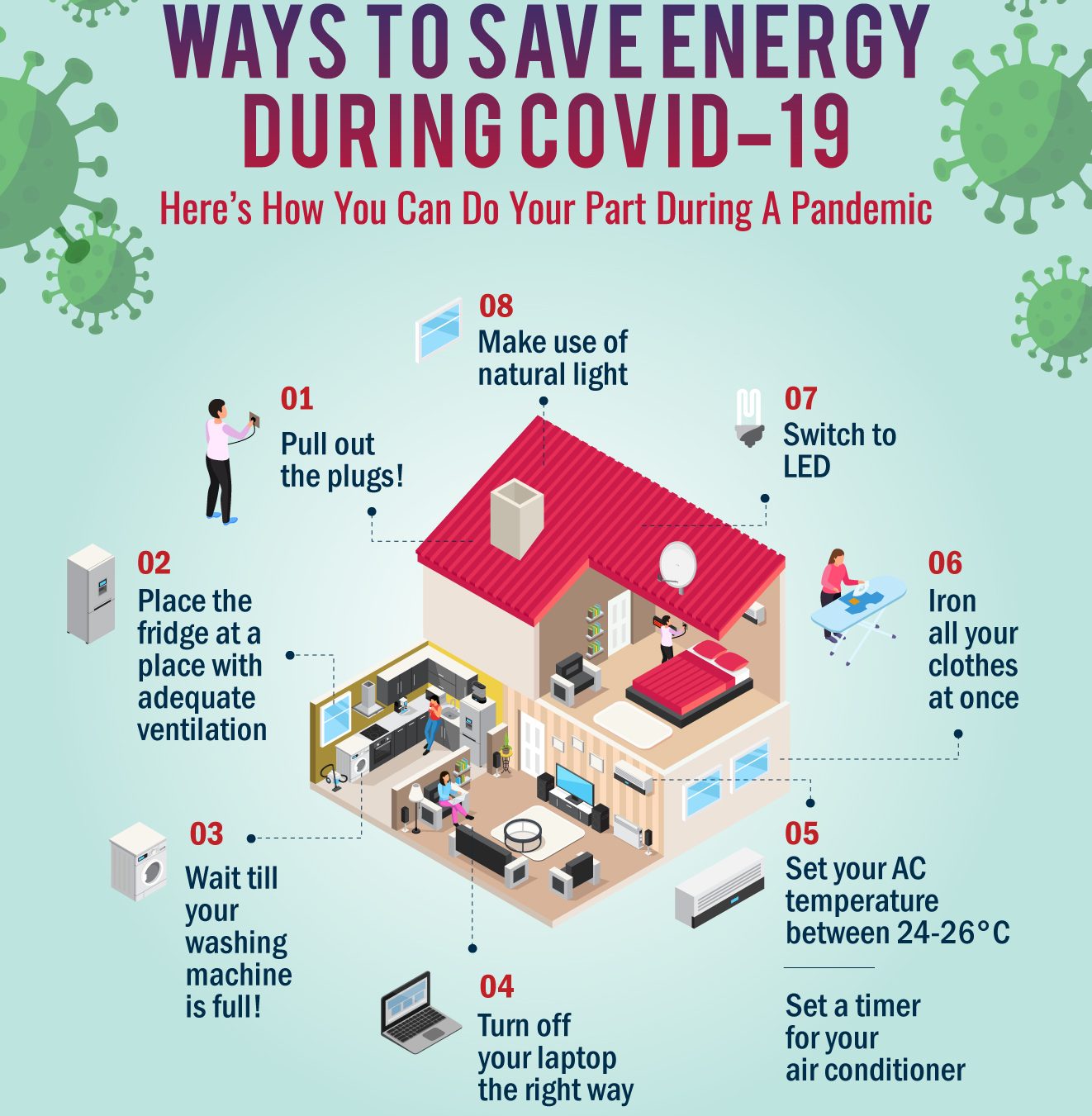 #stayathome tips to save energy during COVID-19 lockdown